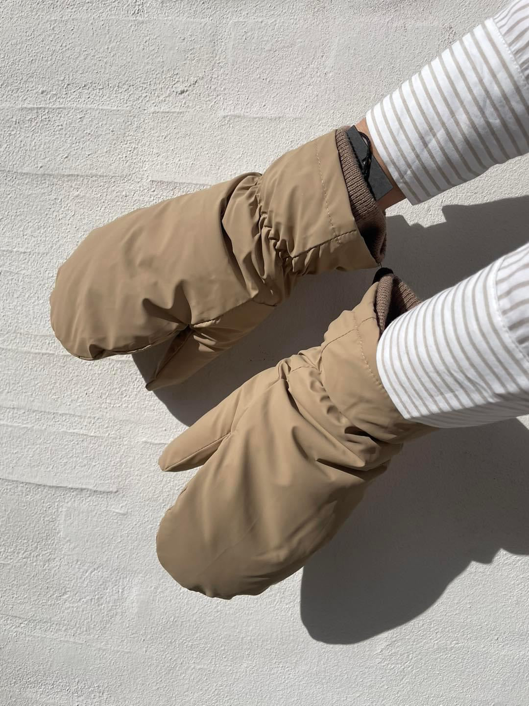 PCNIKKA Mittens - Silver Mink